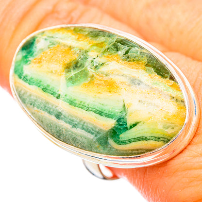 Peruvian Opal Rings handcrafted by Ana Silver Co - RING116124
