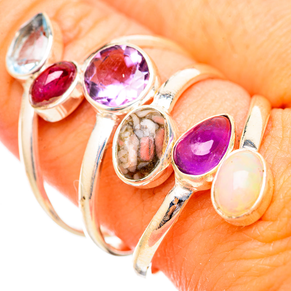Labradorite Rings handcrafted by Ana Silver Co - RING116132