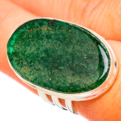 Green Aventurine Rings handcrafted by Ana Silver Co - RING116147