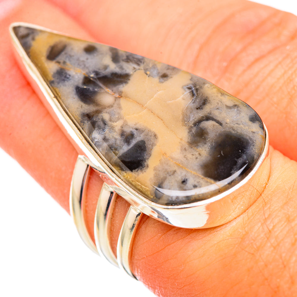 Tiger Dendrite Agate Rings handcrafted by Ana Silver Co - RING116151