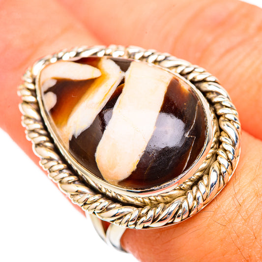 Peanut Wood Jasper Rings handcrafted by Ana Silver Co - RING116152