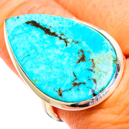 Tibetan Turquoise Rings handcrafted by Ana Silver Co - RING116163