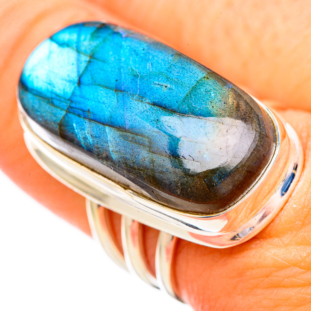 Labradorite Rings handcrafted by Ana Silver Co - RING116164