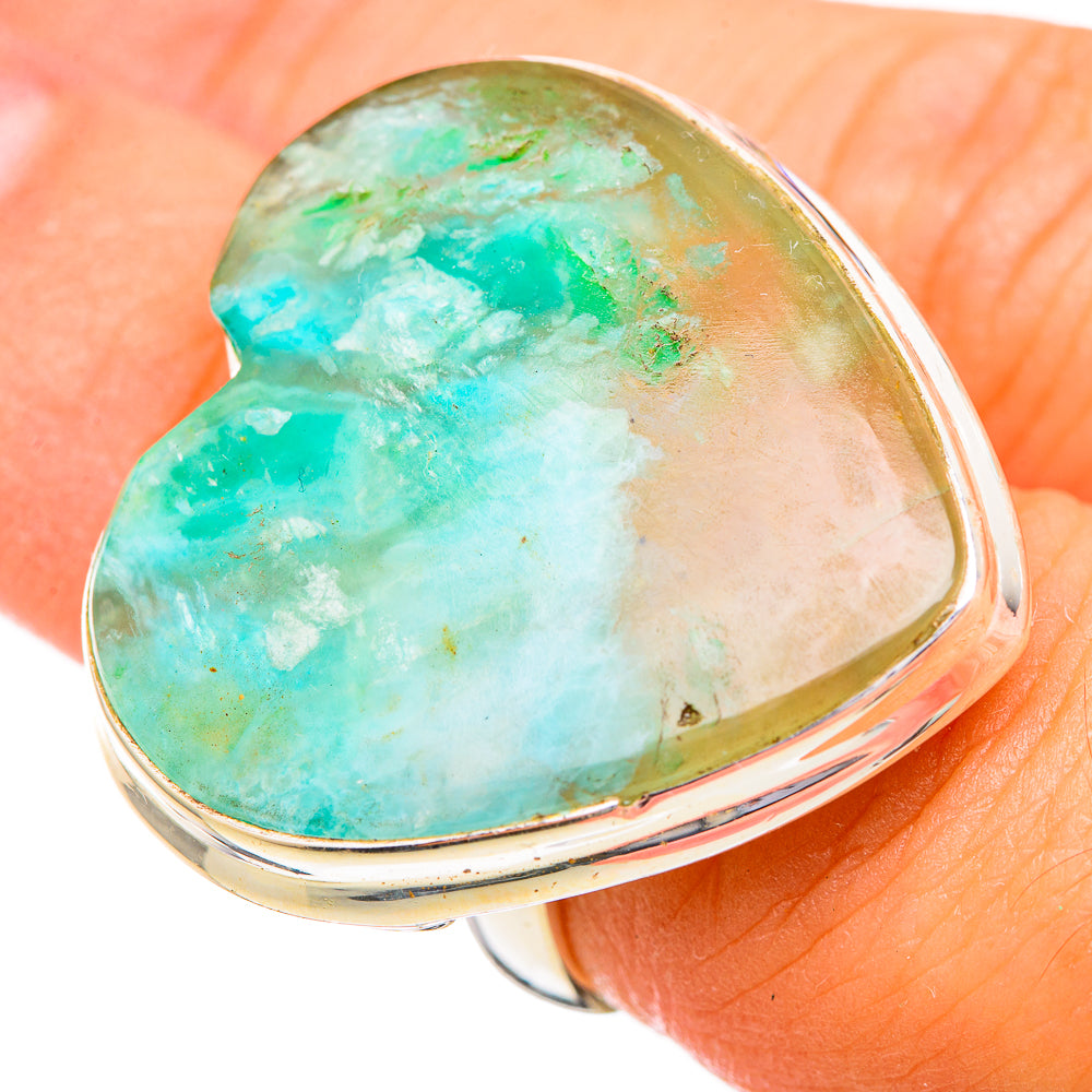 Peruvian Opal Rings handcrafted by Ana Silver Co - RING116166