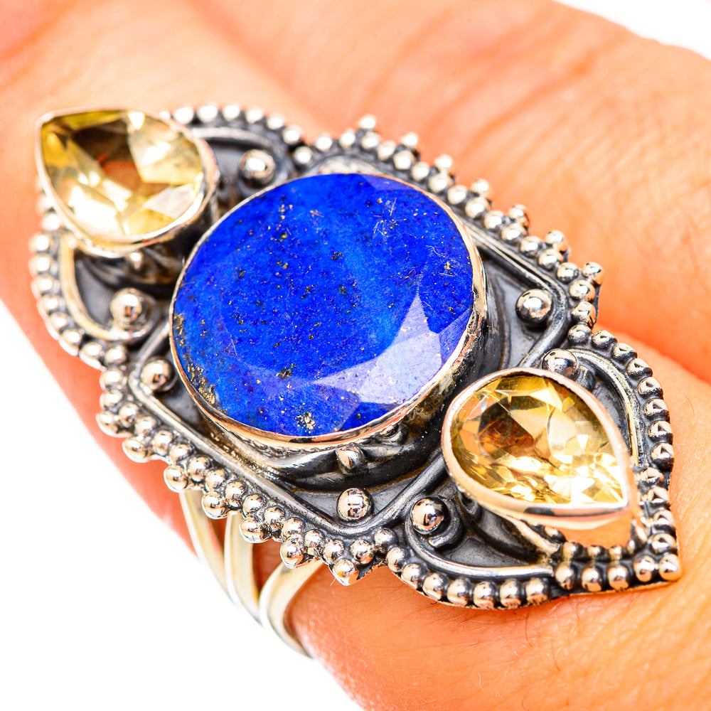 Lapis Lazuli Rings handcrafted by Ana Silver Co - RING116168