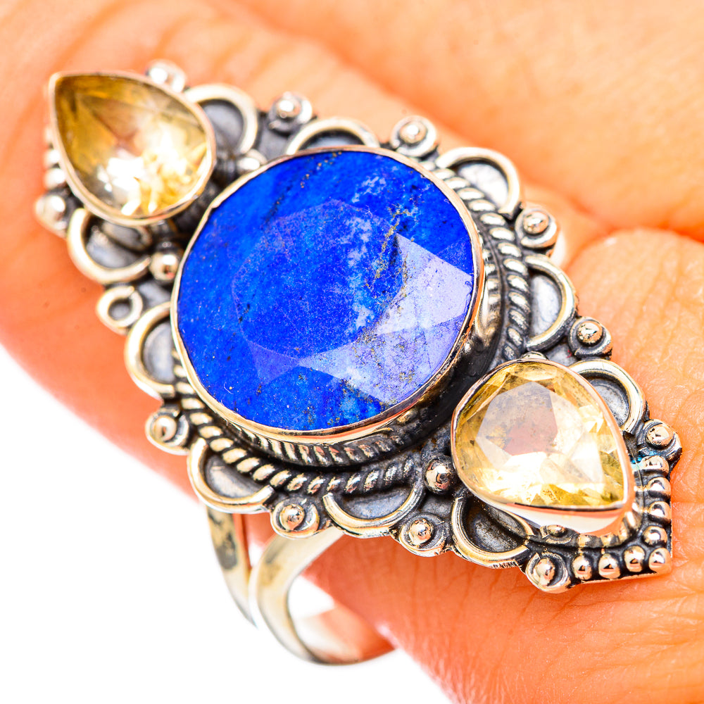 Lapis Lazuli Rings handcrafted by Ana Silver Co - RING116170