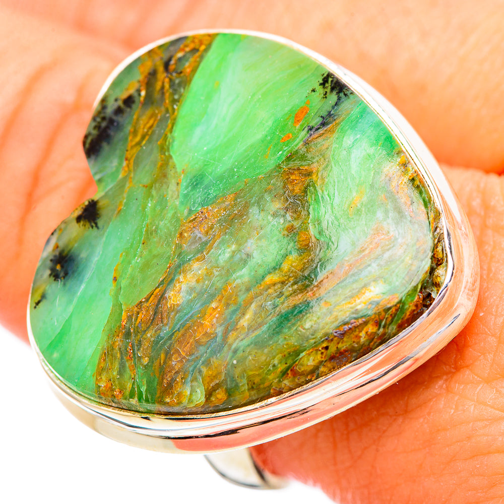 Peruvian Opal Rings handcrafted by Ana Silver Co - RING116173