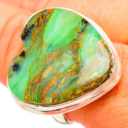 Peruvian Opal Rings handcrafted by Ana Silver Co - RING116173