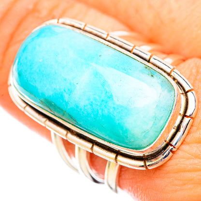 Larimar Rings handcrafted by Ana Silver Co - RING116186
