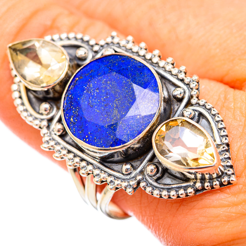 Lapis Lazuli Rings handcrafted by Ana Silver Co - RING116188