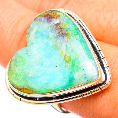 Peruvian Opal Rings handcrafted by Ana Silver Co - RING116196