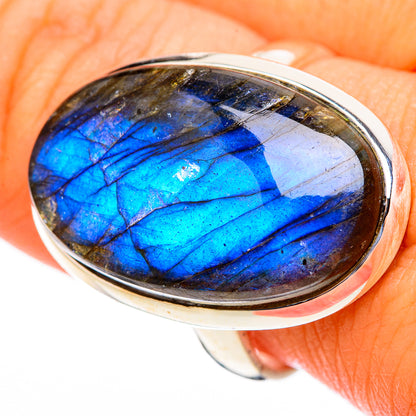 Labradorite Rings handcrafted by Ana Silver Co - RING116207