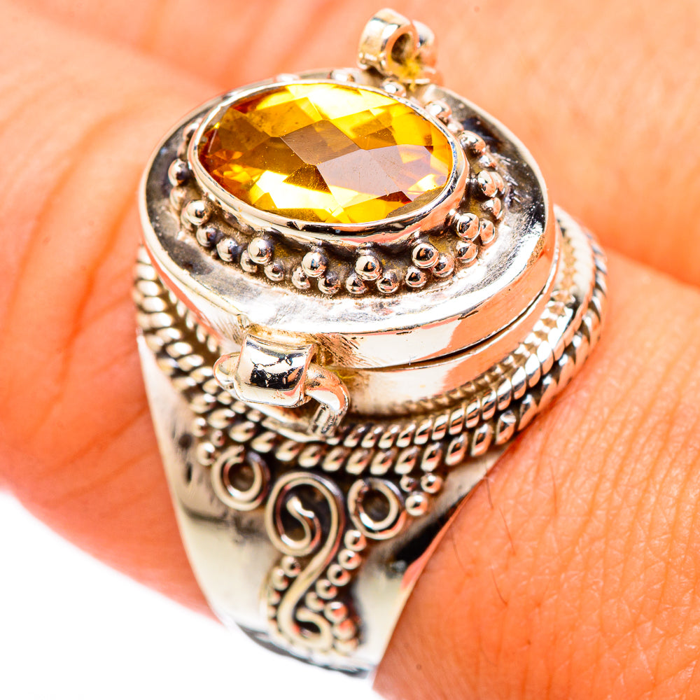 Citrine Rings handcrafted by Ana Silver Co - RING116212