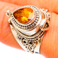 Mandarin Citrine Rings handcrafted by Ana Silver Co - RING116213