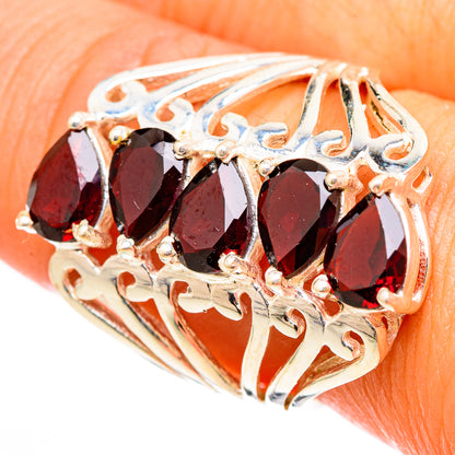 Garnet Rings handcrafted by Ana Silver Co - RING116216