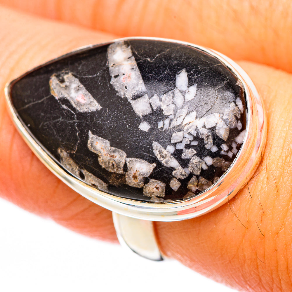 Chrysanthemum Stone Rings handcrafted by Ana Silver Co - RING116221