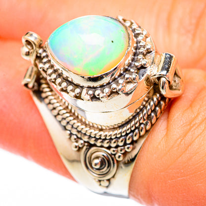 Ethiopian Opal Rings handcrafted by Ana Silver Co - RING116227