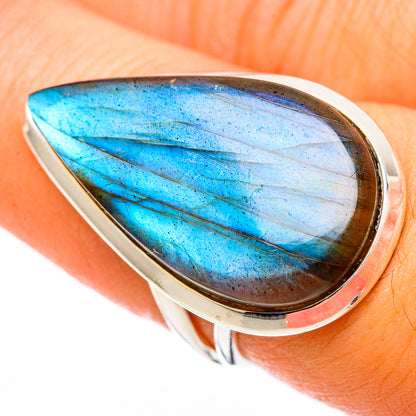 Labradorite Rings handcrafted by Ana Silver Co - RING116233