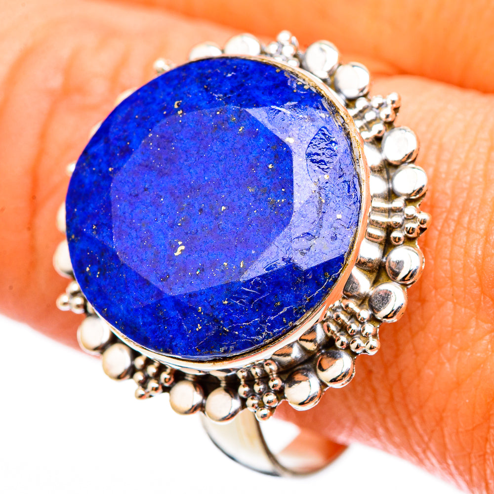 Lapis Lazuli Rings handcrafted by Ana Silver Co - RING116234