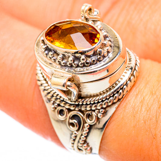 Mandarin Citrine Rings handcrafted by Ana Silver Co - RING116237