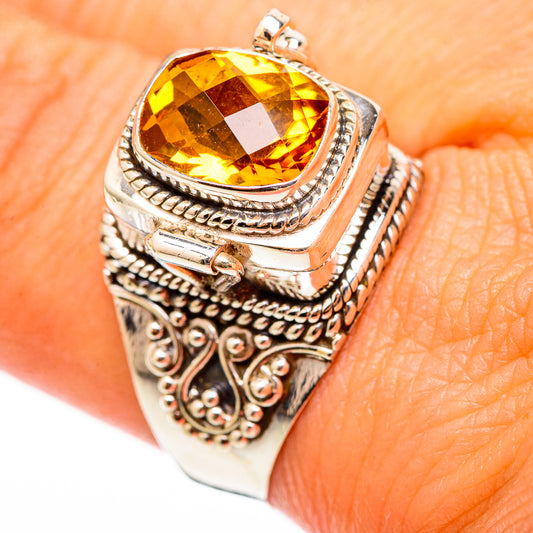 Mandarin Citrine Rings handcrafted by Ana Silver Co - RING116238