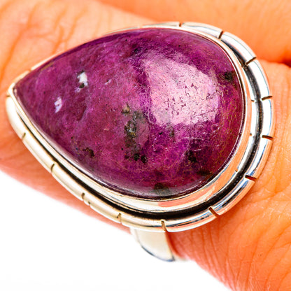 Ruby Fuchsite Rings handcrafted by Ana Silver Co - RING116239
