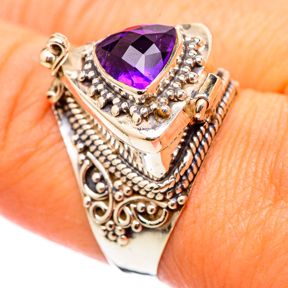 Amethyst Rings handcrafted by Ana Silver Co - RING116240