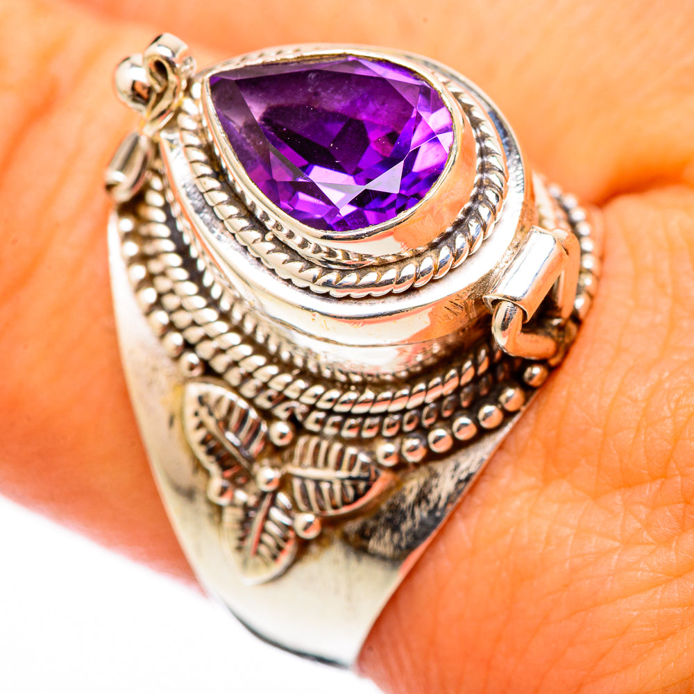 Amethyst Rings handcrafted by Ana Silver Co - RING116243