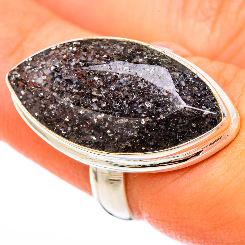 Tourmalinated Quartz Rings handcrafted by Ana Silver Co - RING116244