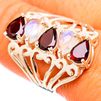 Garnet Rings handcrafted by Ana Silver Co - RING116249