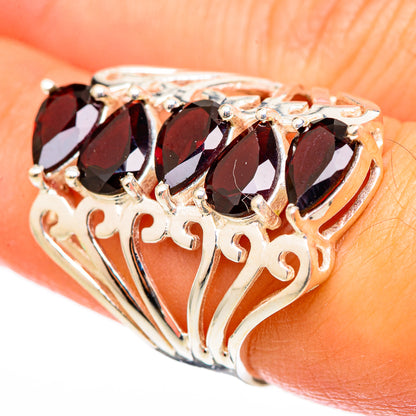 Garnet Rings handcrafted by Ana Silver Co - RING116250