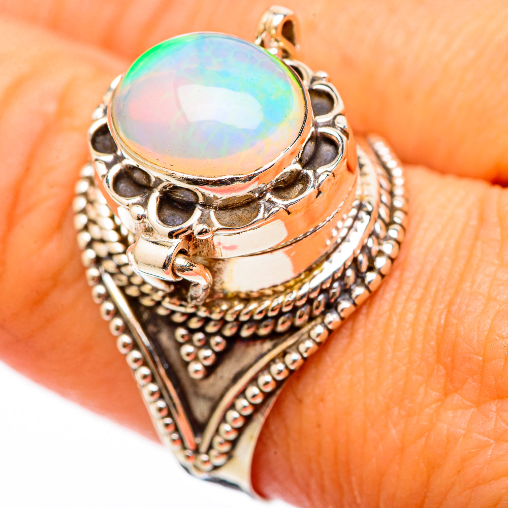 Ethiopian Opal Rings handcrafted by Ana Silver Co - RING116253