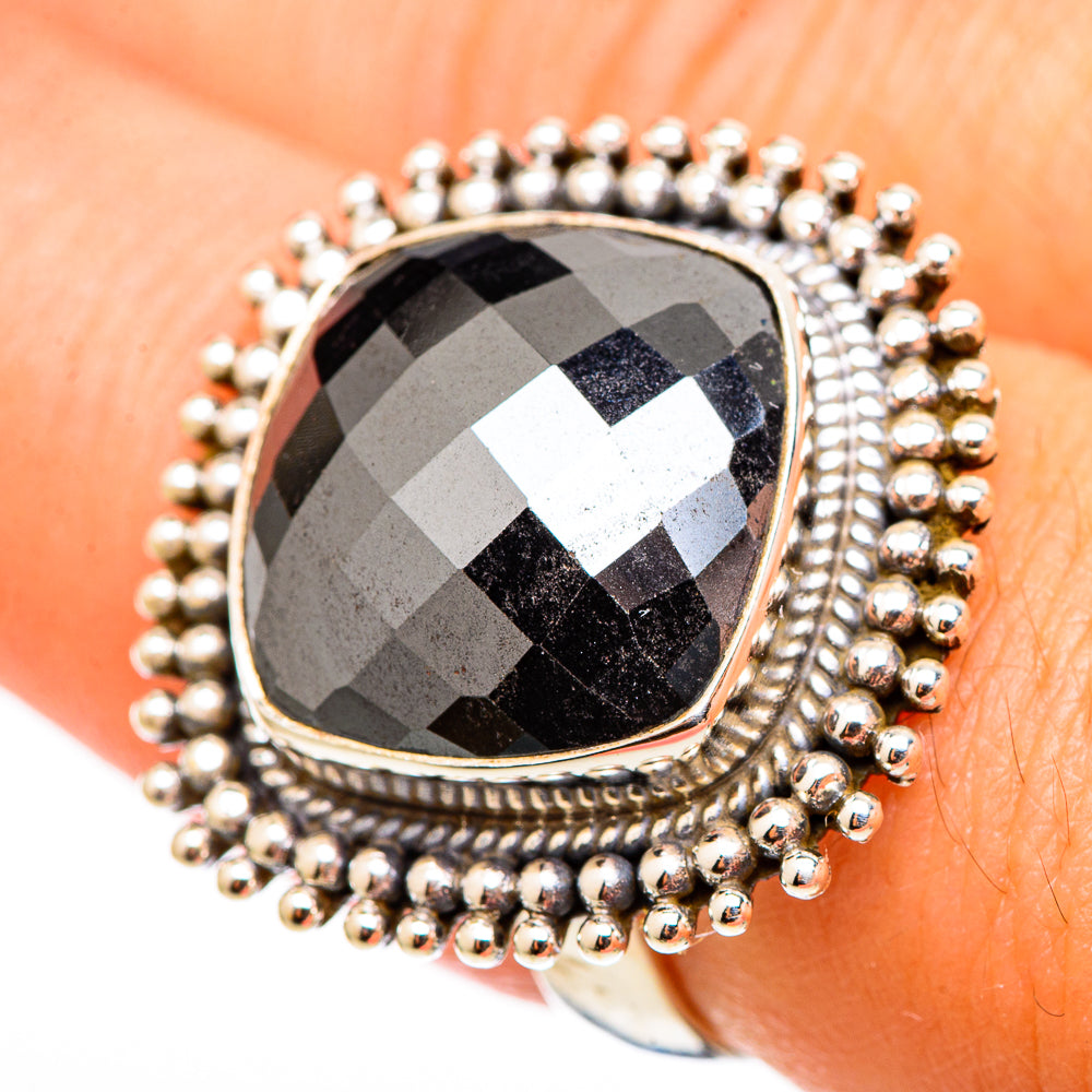 Hematite Rings handcrafted by Ana Silver Co - RING116255