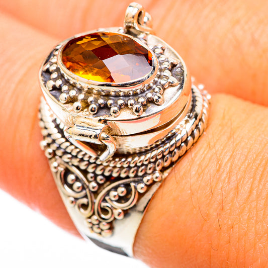 Mandarin Citrine Rings handcrafted by Ana Silver Co - RING116264