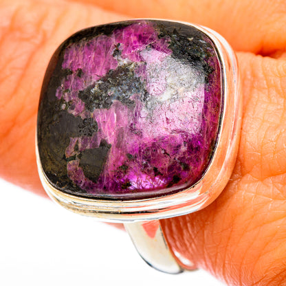 Russian Eudialyte Rings handcrafted by Ana Silver Co - RING116266