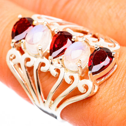 Garnet Rings handcrafted by Ana Silver Co - RING116267