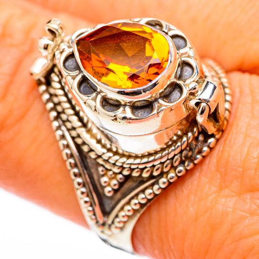 Mandarin Citrine Rings handcrafted by Ana Silver Co - RING116286