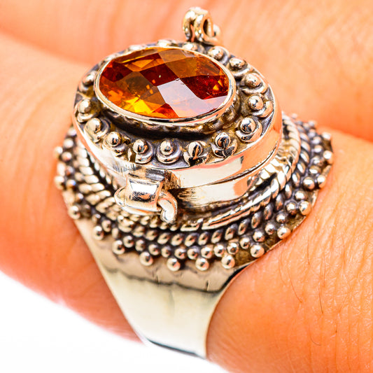 Mandarin Citrine Rings handcrafted by Ana Silver Co - RING116287