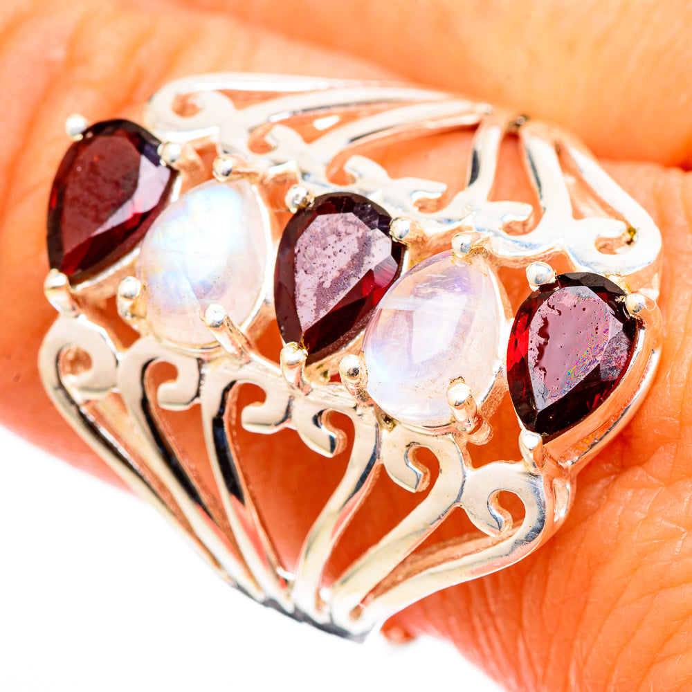 Garnet Rings handcrafted by Ana Silver Co - RING116288