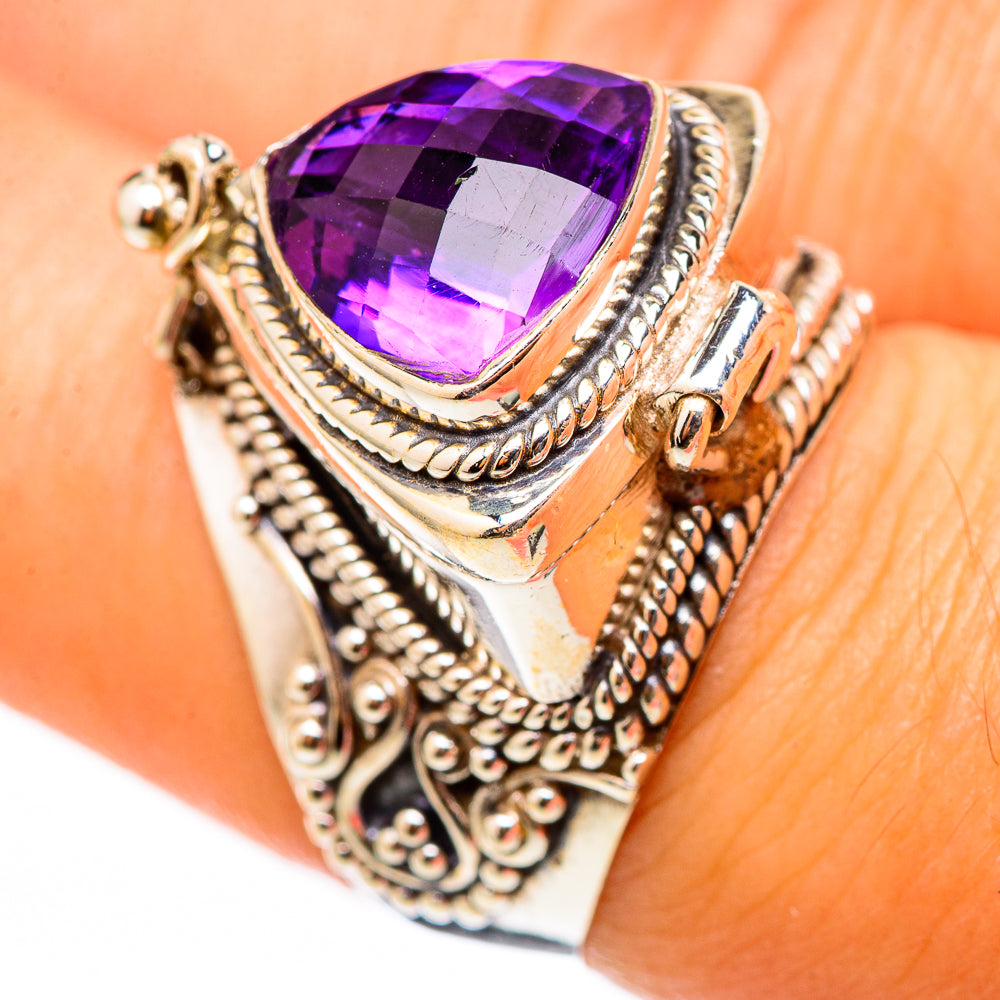 Amethyst Rings handcrafted by Ana Silver Co - RING116291