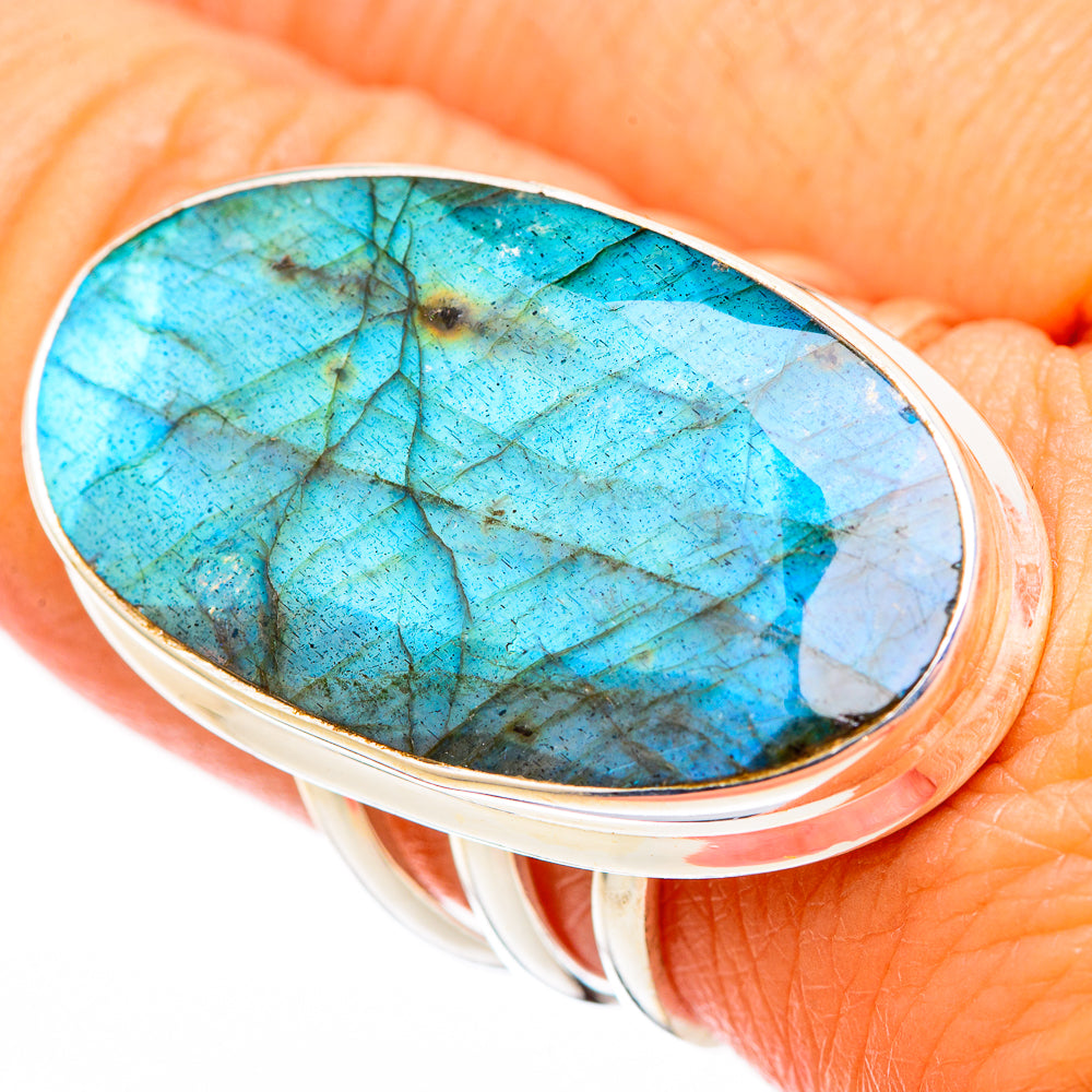 Labradorite Rings handcrafted by Ana Silver Co - RING116305