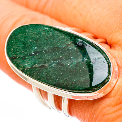 Green Aventurine Rings handcrafted by Ana Silver Co - RING116319