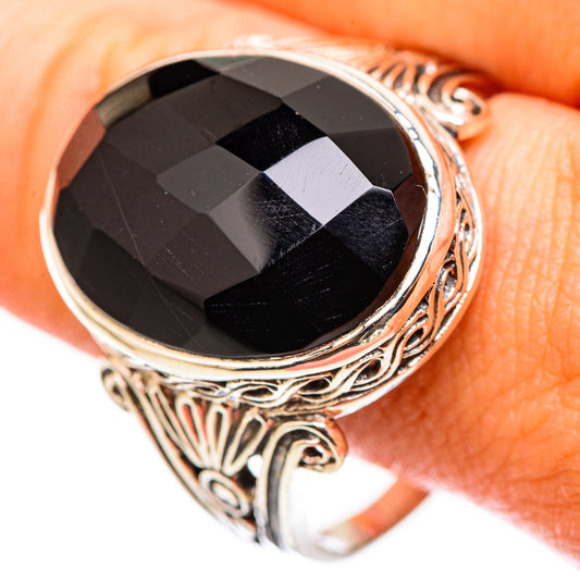 Black Onyx Rings handcrafted by Ana Silver Co - RING116330