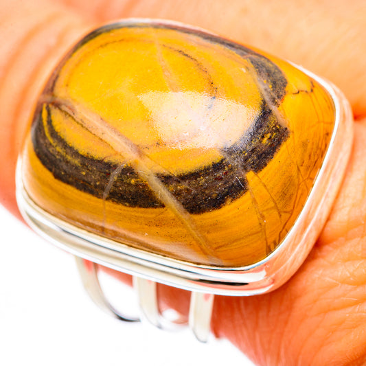 Bumble Bee Jasper Rings handcrafted by Ana Silver Co - RING116349
