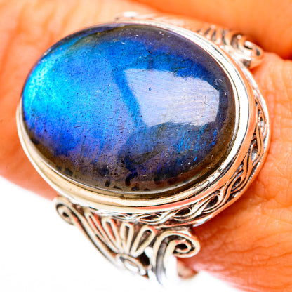 Labradorite Rings handcrafted by Ana Silver Co - RING116374
