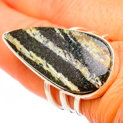 Green Swiss Opal Rings handcrafted by Ana Silver Co - RING116376