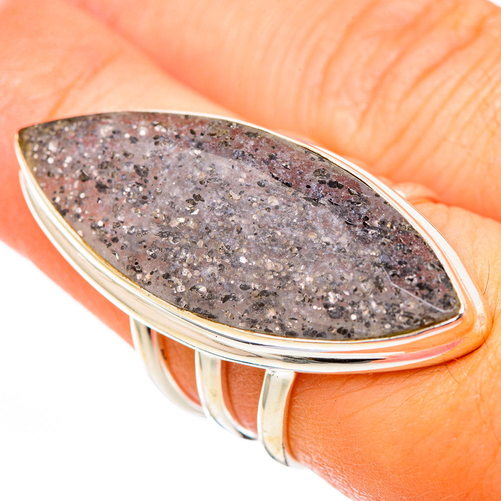 Tourmalinated Quartz Rings handcrafted by Ana Silver Co - RING116382