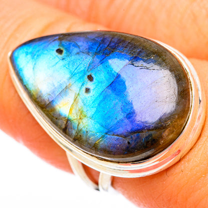 Labradorite Rings handcrafted by Ana Silver Co - RING116422