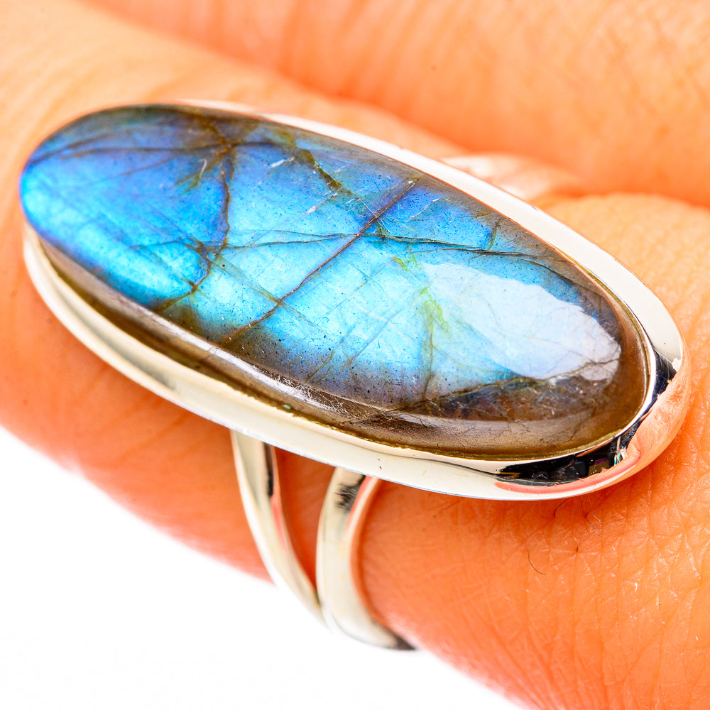 Labradorite Rings handcrafted by Ana Silver Co - RING116429
