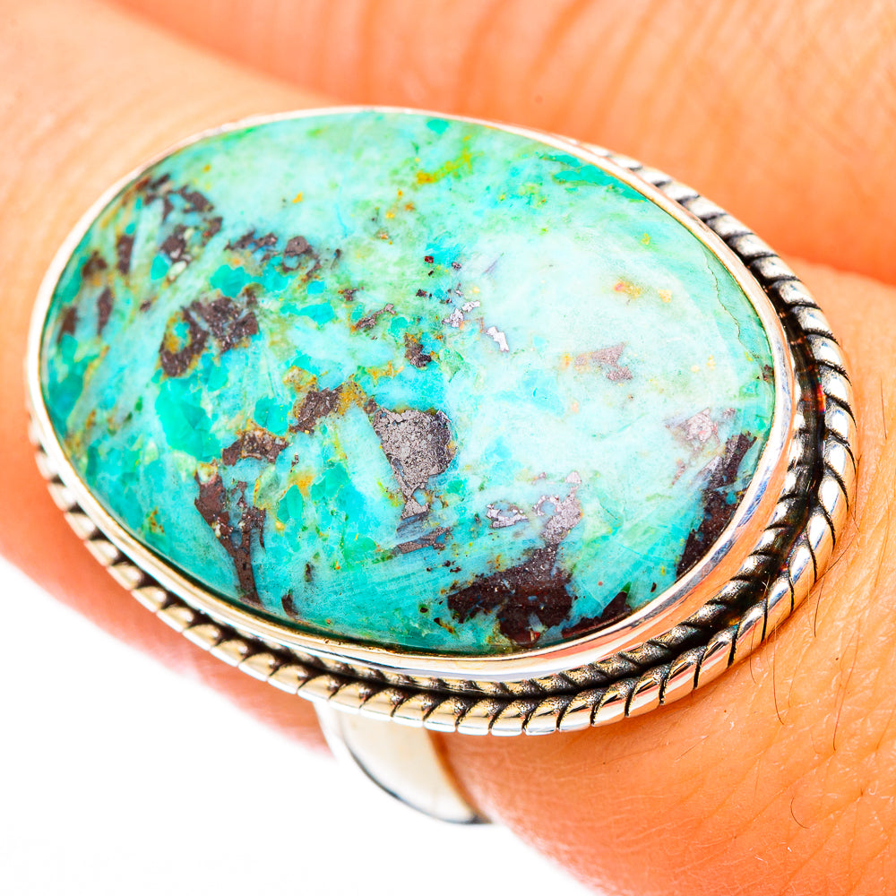 Shattuckite Rings handcrafted by Ana Silver Co - RING116450